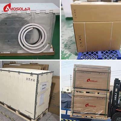 DC AC DUAL POWER 9000 BTU Амосолярный жилой солнечный кондиционер с солнечной панелью бесплатное охлаждение на солнце