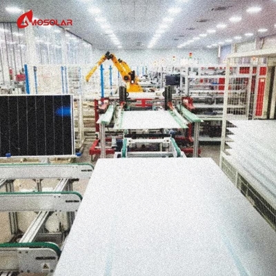 Анодированная алюминиевая сплавная рама 410W Шелковистые солнечные панели PV-модуль для солнечной крыши