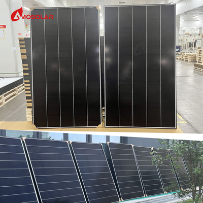 Анодированная алюминиевая сплавная рама 410W Шелковистые солнечные панели PV-модуль для солнечной крыши