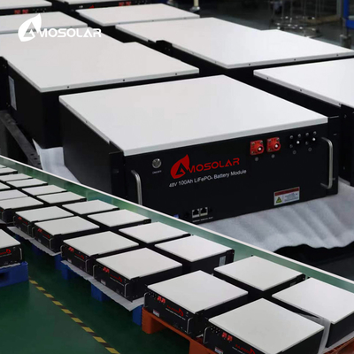 Опыт 100% зарядного коэффициента с Amosolar 48V 100Ah 150Ah 200Ah литий-ионный аккумулятор