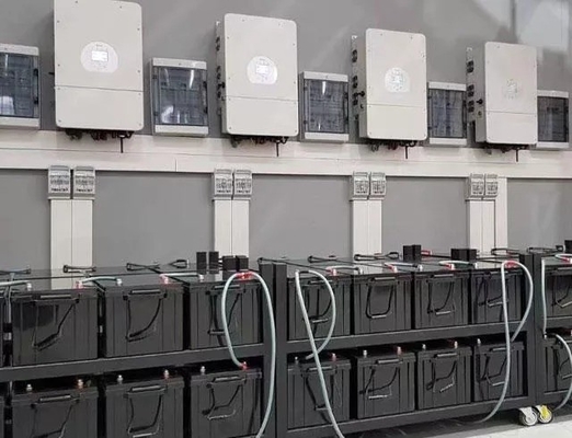 Deye 12kw 16kw однофазная гибридная солнечная система хранения с низковольтной литийной батареей