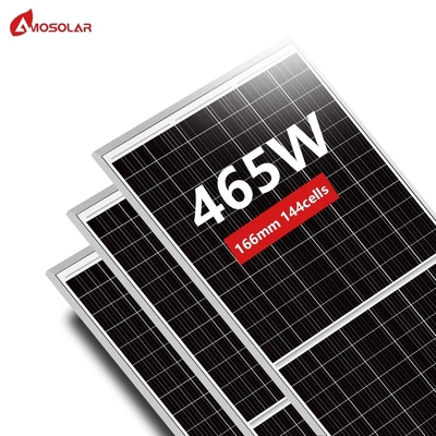 Двухстеклянные Амозолярные панели 9bb Half Cell 1000w для солнечной энергетики Mono Perc