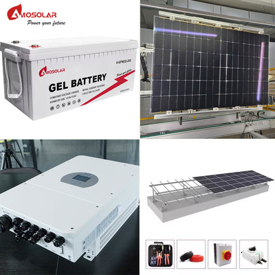 1-50КВт литий-ионная батарея Amosolar гибридный на сети солнечной энергии