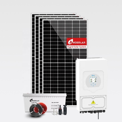 Контроллер MPPT Amosolar Гибридная солнечная панель мощностью 5 кВт 10 кВт с перезаряжаемой батареей