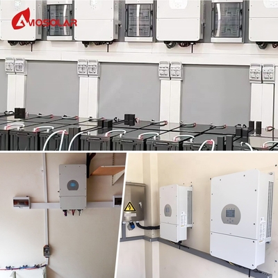 Контроллер MPPT Amosolar Гибридная солнечная панель мощностью 5 кВт 10 кВт с перезаряжаемой батареей