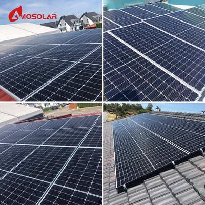 Контроллер MPPT Amosolar Гибридная солнечная панель мощностью 5 кВт 10 кВт с перезаряжаемой батареей
