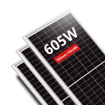 Моно солнечный элемент IP68 с номинальной развязкой 575w 605w Вт фотоэлектрический модуль полуклеточная солнечная панель