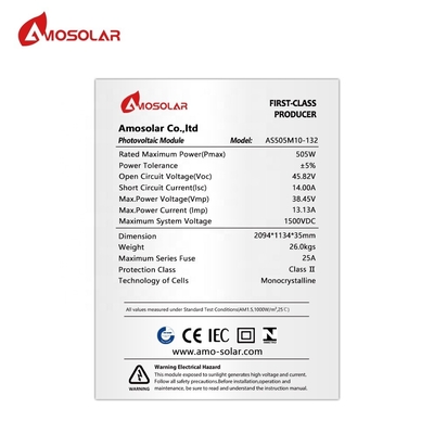 Купить Моно 480w 490w 500w 505w Солнечная панель PERC Технология Китай OEM Заказ приемлем
