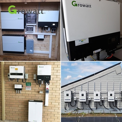 Growatt 3kw 5w 6kw 8kw 10kw 48v Гибридный солнечный инвертор 5kva 8kva с MPPT тройным типом выхода