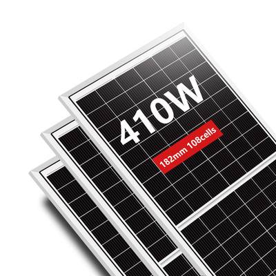 Монокристаллическая солнечная панель Amosolar 410W Half Cell с коробкой соединения IP68