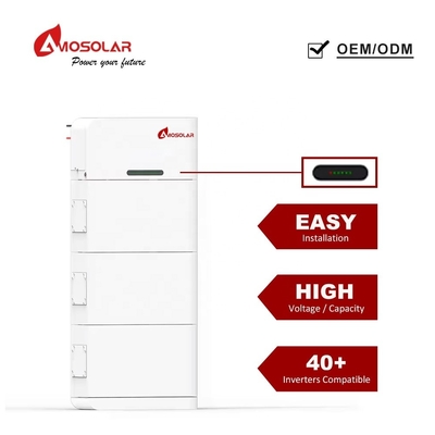 Amosolar LFP Солнечная литийная батарея высокое напряжение IP65 для домашней системы хранения солнечной энергии ESS