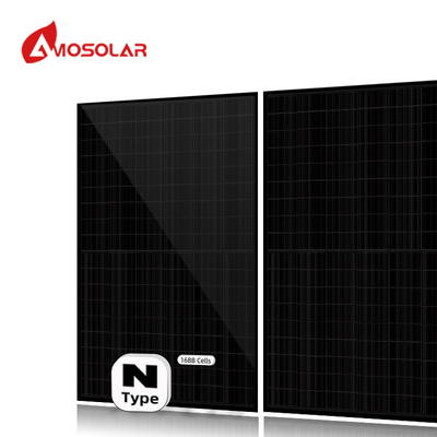 Полуэлементы моно 550w 575W 580W 590W N типа солнечные панели для крыши и IP68 соединительной коробки