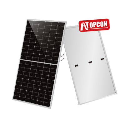 Полуэлементы моно 550w 575W 580W 590W N типа солнечные панели для крыши и IP68 соединительной коробки