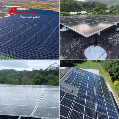 Анодированная алюминиевая сплавная рама 500W 550W 575W 580W 590W N тип солнечных панелей для дома