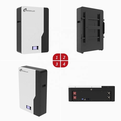 Amosolar 48V/51.2V 100ah 200ah 5kwh 10kwh 2,5kwh Литий-ионная батарея для солнечного хранения