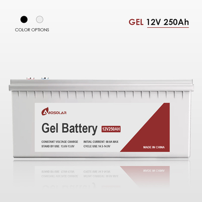 Амосолярная гелевая батарея 12V 24V 50Ah 100Ah 150Ah 200Ah 250Ah для солнечной системы хранения