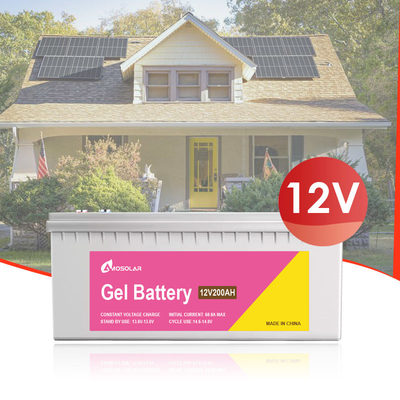 Amosolar 12V 24V 50Ah 100Ah 150Ah 200Ah 250Ah 500Ah Гелевой тип батареи OEM/ODM Принимается