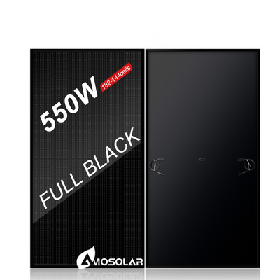 Amosolar All Black Mono Solar Panel 410w 420w 430w 550w с сертификатом CE TUV Inmetro