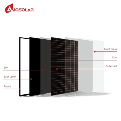 Гибкая Амосолярная 182 мм N тип 410w 420w 430w 425w фотоэлектрическая панель для системы солнечных панелей