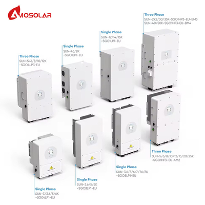 6KW 8KW Гибридный инвертор Deye SUN-6K-SG03LP1-EU Низкое напряжение 48V Мощность батареи 20kw