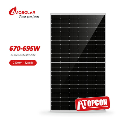 Монокристаллические солнечные батареи Amosolar 210mmx210mm с фотоэлектрическим модулем класса A