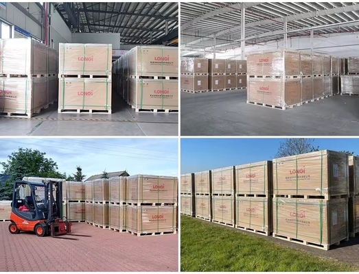 LONGi Hi-Mo 7 Модули солнечной энергии Бифациальный 565w 570w 575w 585w 590 Вт для проектов