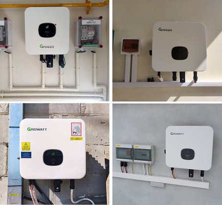 Наземный монтаж Growatt Mod 10KTL3-X 10KW на сети 3-фазный солнечный инвертор с MPPT