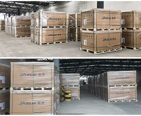 Канадская JA Solar 550ww Мономодули с полуклетками 560w 570w 580w 590w Высокая выходная мощность