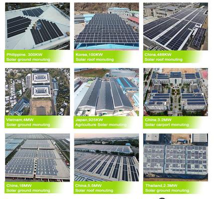 Домашняя солнечная панель Система питания Growatt 25kw 12Kw 15Kw 10Kw 8KW 7KW 6KW На сети