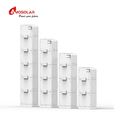 Amosolar 14,4kWh 288V 50Ah Модульный дизайн высоковольтной батареи для солнечного хранения