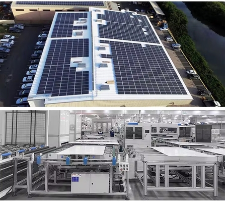 EU Stock Longi Hi MO 6 Солнечные модули 590W 600W N Тип Анодированная алюминиевая сплавная рама