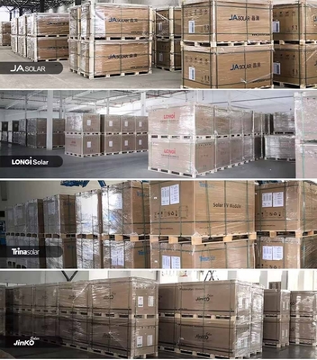 JA Solar 440w 445w 450w 455w фотоэлектрические модули с 3,2 мм антиотражающим стеклянным соединением