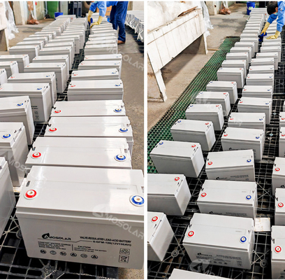 12v 100ah 150ah 200ah 250ah глубокий цикл солнечный гель батарея надежное хранение энергии
