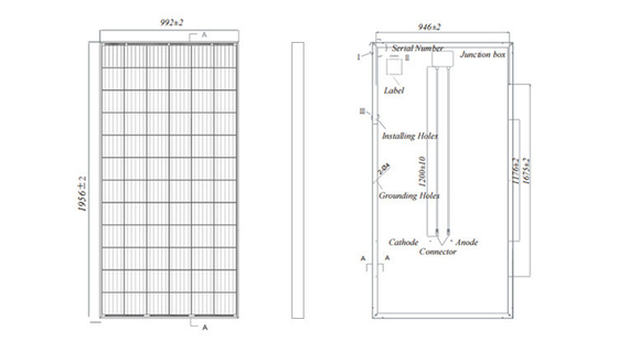 PERC Technology 330w 340w 350w 400w Солнечная фотоэлектрическая панель для домашней наземной установки