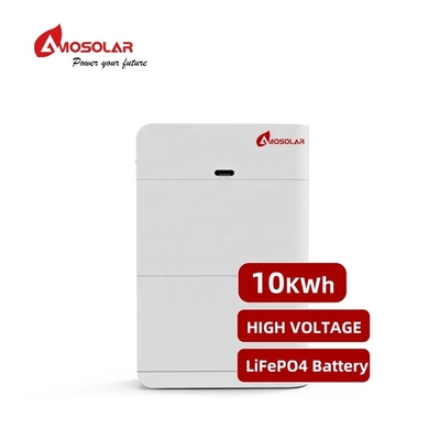 Амосолярные 10kWh-25kWh Складируемые литийные батареи высокого напряжения для домашних энергетических решений
