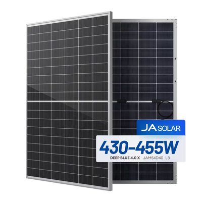 182ммx94мм Размер ячейки Двусторонняя солнечная панель JA 435w 445w 450w 455w Долговечный солнечный фотоэлектрический модуль