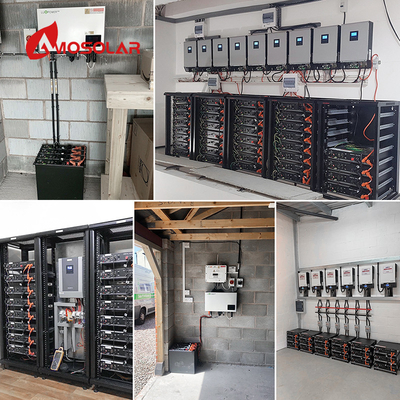 100Ah 200Ah глубокий цикл 5KW 10KW 48V 51.2V Серверная стойка для дома Солнечная батарея
