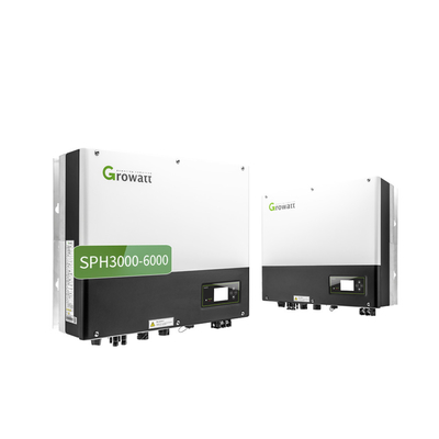 6000w Growatt 6Kw Гибридный Инвертор Солнечной Энергии Однофазный 230V Выходная частота для дома
