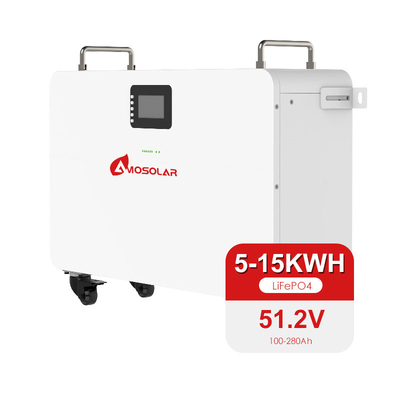 Amosolar 51.2V Все-в-одном Power Bank Мобильный литий Lifepo4 батарея для дома солнечной