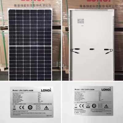 Longi 580W 585W 590W Солнечная панель портативная система питания с HJT солнечными элементами класса А