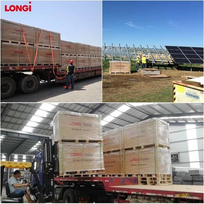 Longi 585W 570W солнечная панель генератор энергии Все черные панели для солнечной энергетической системы