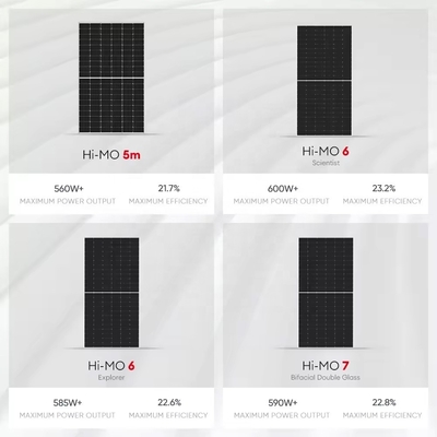 Longi Hi-MO6 435w 440w 445w Монофациальные фотоэлектрические модули 182mmx182mm для домашней фотоэлектрической солнечной системы