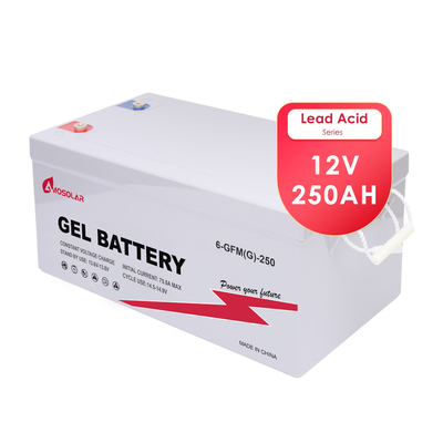 Amosolar EU Stock GEL Свинцово-кислотный аккумулятор 12В 100Ах 200Ах 250Ах 300Ах для электромобилей