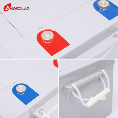 Amosolar EU Stock GEL Свинцово-кислотный аккумулятор 12В 100Ах 200Ах 250Ах 300Ах для электромобилей