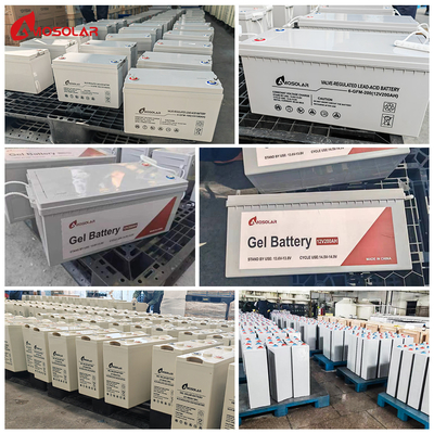 Amosolar EU Stock GEL Свинцово-кислотный аккумулятор 12В 100Ах 200Ах 250Ах 300Ах для электромобилей