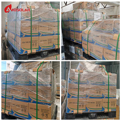 Amosolar EU Stock GEL Свинцово-кислотный аккумулятор 12В 100Ах 200Ах 250Ах 300Ах для электромобилей