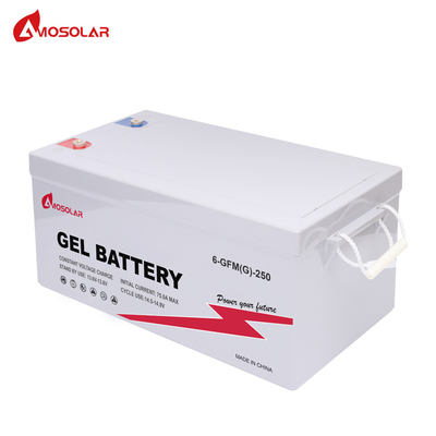 Amosolar 12V 100Amp 250Ah глубокий цикл мощности перезаряжаемые батареи для батареи солнечного геля