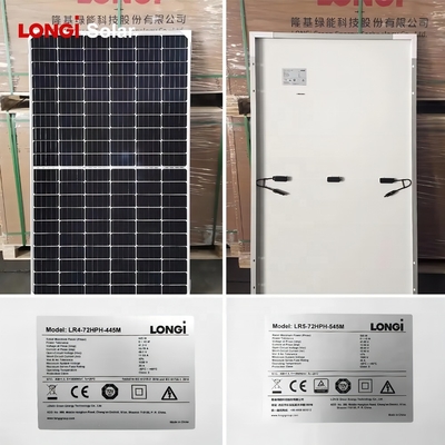 Longi Himo 6 7 Бифасальная полностью черная солнечная панель 410W 420W 430W 440W 450W