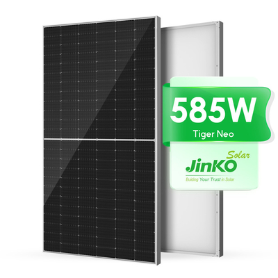 Jinko 182MM N Type 580W 595W 570W Моно полурезанные ПВ-панели с IP68-рейтингным разъединительным ящиком