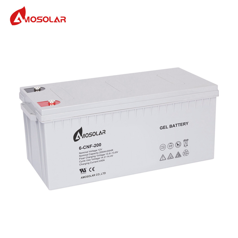 GEL Свинцово-кислотная батарея 12v 24v 200ah 100ah 50ah 200ah Глубокий цикл для хранения солнечной энергии